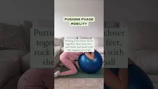 Movement for push prep #pelvicfloor #pregnancyexercises #birthprep #mobility