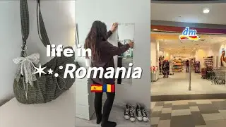 life in Romania 🌷 | A day in my life | decorating my new bags👜 | grocery shopping 🛒 | cooking 🦢｡⋆♡