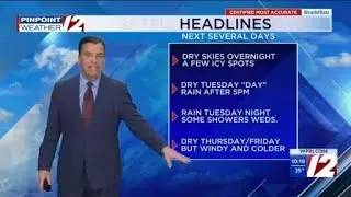 WPRI 12 Weather Now 11/24/25  Rain After 5PM Tuesday