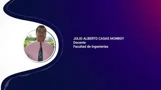 Conoce el docente Julio Alberto Casas Monroy