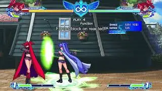 Arcana Heart 3 LOVEMAX SIXSTARS!!!!!! XTEND : Scharlachrot's Fulcrum corner oki concept