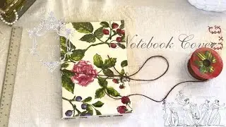 DIY fabric notebook cover | Easy handmade 