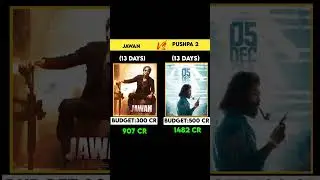Pushpa 2 13 days worldwide box office collection|Jawan 13 days box office collection #shorts#jawan