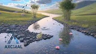Dusk prayers by the temple gate (no looping) - Instrumental Music