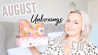 UNBOXING AUGUST BEAUTY BOXES | HONEST FIRST IMPRESSIONS | GLOSSYBOX AND BIRCH BOX| ELLIS SARA SMITH