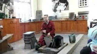 Slate Splitting at the National Slate Museum, Llanberis