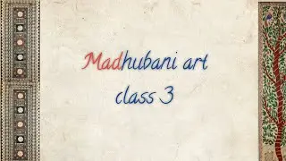 Madhubani borders | mithila art for beginners | periwinkle TV
