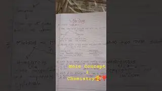 Mole concept🔥💯 chemistry#moleconcept #motivation #neet2024#neetaspirants #shorts