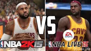 NBA 2K15 vs NBA LIVE 15 - Graphics/Gameplay Comparison