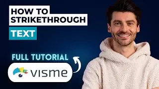 How to Strikethrough Text on Visme [2026 Guide]