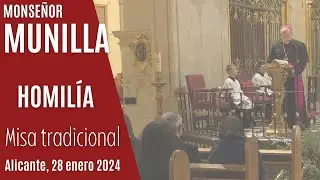 Mons. MUNILLA a los asistentes de la misa tradicional