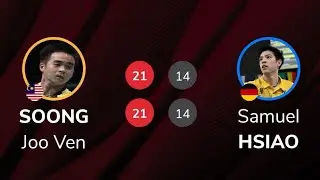 MS | R32 | Soong Joo Ven (MAS) Def&nbsp; Samuel Hsiao (GER) - Scottish Open 2021