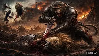 Monkey vs Lion Epic Sword Battle | Powerful Action Fantasy Story