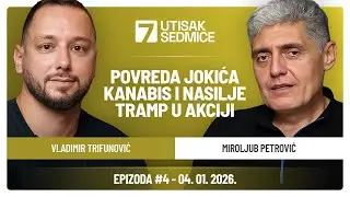 UTISAK SEDMICE #4 - Povreda Jokića, Kanabis u BiH, Tramp u akciji