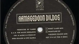 ARMAGEDDON DILDOS - Frontline Of Violence (Dance Mix) - (1991)