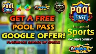 Как получить бесплатный абонемент в 8 Ball Pool | Flashback Season of Sports | Предложение Google 2024!
