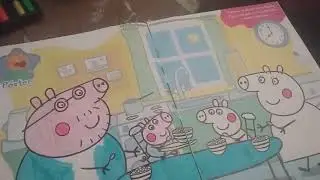 peppa pig poster kitchen family coloring pages