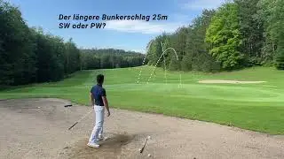 Der 20-25 m lange Bunkerschlag