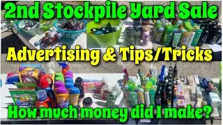 STOCKPILE YARD SALE 2025! | 2nd sale of the season | How did this sale turn out?!