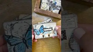 Art journaling on Rolodex cards #artjournal #rolodexcards #journaling #papercraft