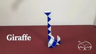 How To Make 3D Giraffe With Rubik's Snake | Mr. ALFA