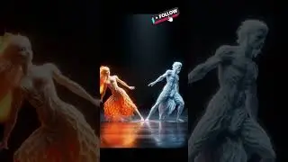 Mythical Fantasy Characters Dancing in Glowing #FantasyWorld#DanceShorts#ViralDance#FantasyReels