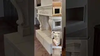 Custom cast stone fireplaces