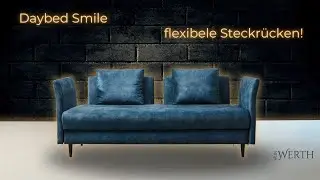 Daybed Smile Super flexibel, dank frei platzierbarer Steckr&uuml;cken | DeWall Design