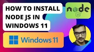 how to install node js in windows 11