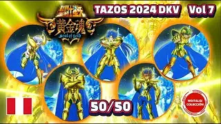 COLECCI&Oacute;N COMPLETA TAZOS CABALLEROS DEL ZODIACO DKV VOLUMEN 7 (ALMA DE ORO) 2024 PER&Uacute;