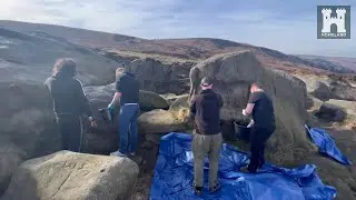 We Cleaned Up Foreign Political Graffiti On Ilkley Moor, Yorkshire