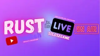 🔴 Rust Live Niedzielny RUST.  Discord juz smiga jak cos :) Drugi stream wieczorem..
