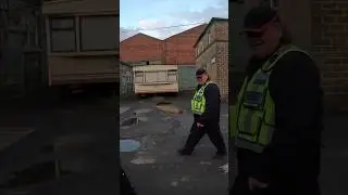 CHASED BY SECURITY AT AN ABANDONED MILL #abandoned #trendingshorts #security #police #explore #chase