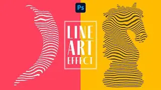 Create Line Art Effect | Adobe Photoshop Tutorial