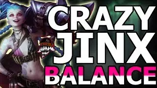 Crazy Jinx Balance! Jinx Patch 5.8 Nerf to Jinx Patch 8.2 Buff! (League Of Legends)