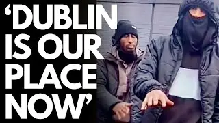 AFRICAN 'GANGSTERS' CONFRONT IRISH MEN IN DUBLIN