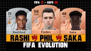 Rashford VS Foden VS Saka FIFA EVOLUTION! 👀😨 *FIFA 17 - EAFC 25*
