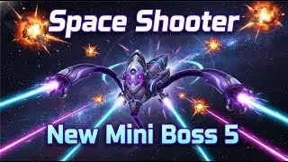 Galaxy Attack: Space Shooter | New Mini Boss 5 Battle (2026) World Bosses