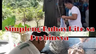 Buhay Probinsya | washing clothes | Cooking food  for lunch
