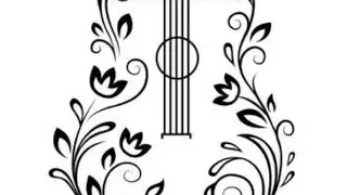 How to draw a guitar||creative guitar 🎸 drawing 