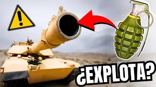 ¿Que Pasaría SI una Granada entra en el Cañón de un Tanque?