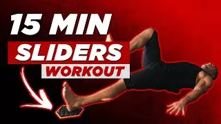 15 Minute Exercise Sliders Full Body Workout at Home | BJ Gaddour