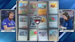 4-й раунд регионального турнира Pok&eacute;mon TCG в Штутгарте 2026 года. Фросласс Мункидори против Огер...