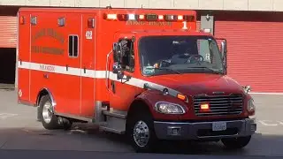 Long Beach Fire Dept. Rescue 1 (Reserve) Responding 8/8/2025
