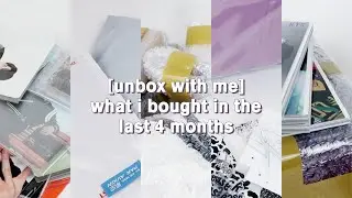 [unbox with me] what i got in the first 4 months of 2022 (bts photocards, deco kit, custom goods..)