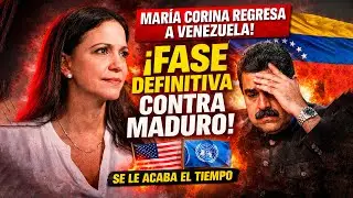 🔴MARÍA CORINA CONFIRMA SU REGRESO A VENEZUELA | ARRANCA LA FASE DEFINITIVA CONTRA MADURO🔥