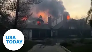 Southern California wildfires spark housefires, evacuations | USA TODAY