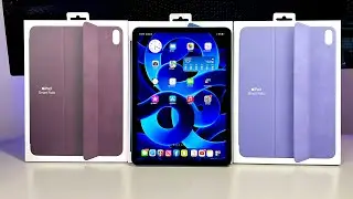 NEW iPad Smart Folio Cover/Case for 2022 iPad Air 5 [Unboxing & Review] | 3 NEW COLORS!