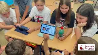 Projecte audiovisual Aula 2 de 6èA Primària. Exposició a Infantil i Primària.