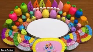 🥀💄🎉Mixing Makeup, Foam & more into Glossy Slime | Satisfying Slime Artist #unfreezemyaccountplz#asmr